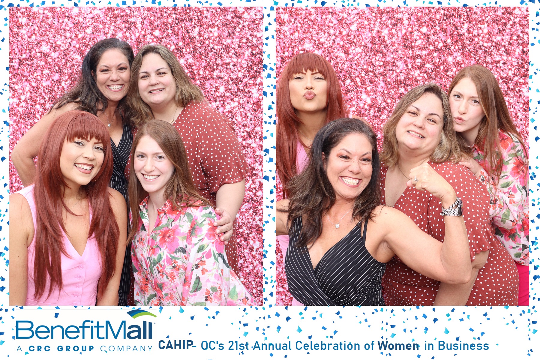 Orange County Photo Booth with Pink Backdrop